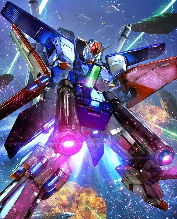 Artwork van de ZZ Gundam (Legend Rare) uit Gundam Card Game Stardust Trails
