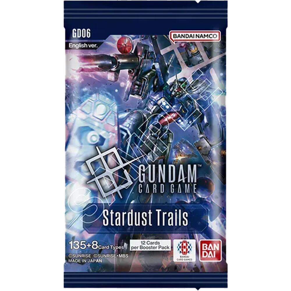 Gundam Card Game Booster Pack GD06 Stardust Trails, Engelse verpakking