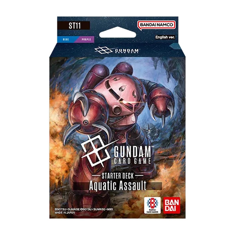 Gundam Card Game Starter Deck ST11 Aquatic Assault, Engelse verpakking