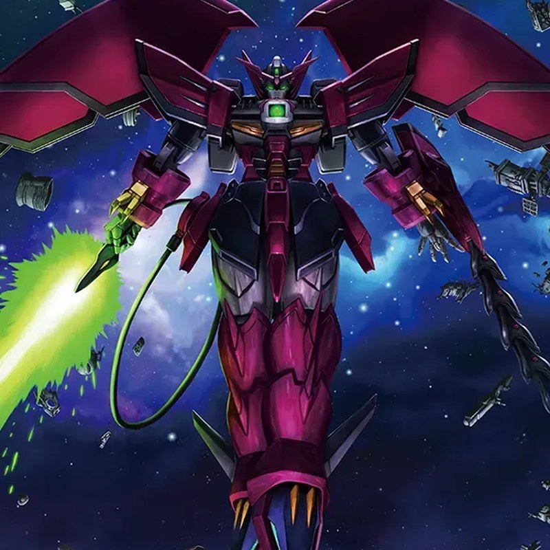 Artwork van Gundam Epyon uit Gundam Card Game Starter Deck ST12