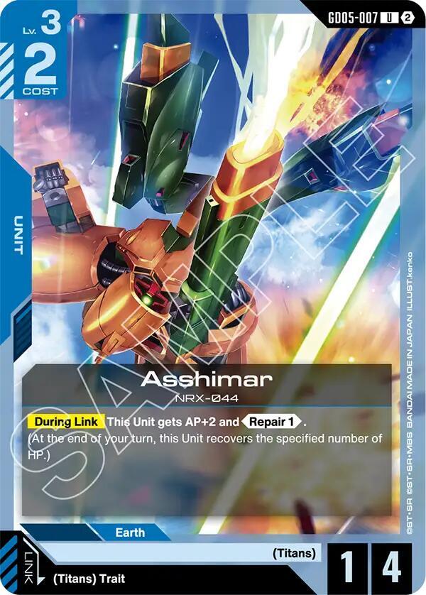 Asshimar - Freedom Ascension UC GD05-007
