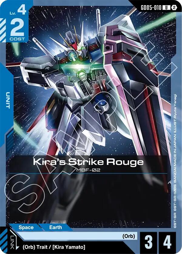 Kira's Strike Rouge - Freedom Ascension UC GD05-010
