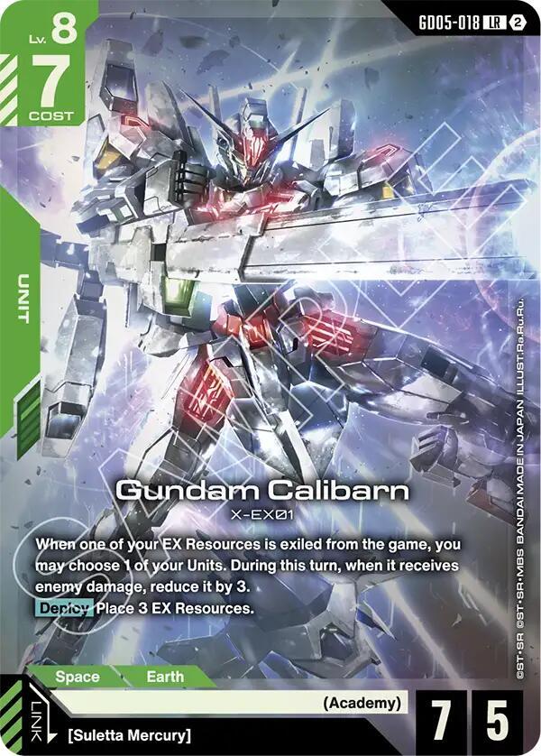 Gundam Calibarn - Freedom Ascension LR GD05-018