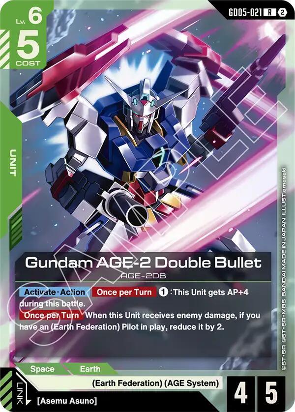 Gundam AGE-2 Double Bullet - Freedom Ascension R GD05-021