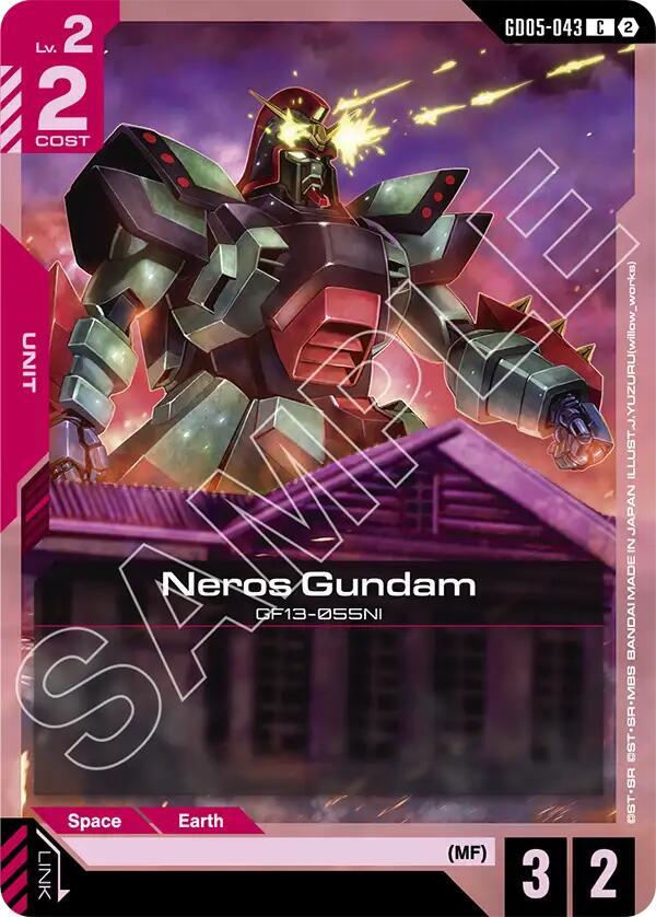 Neros Gundam - Freedom Ascension C GD05-043