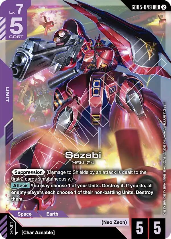 Sazabi - Freedom Ascension LR GD05-049