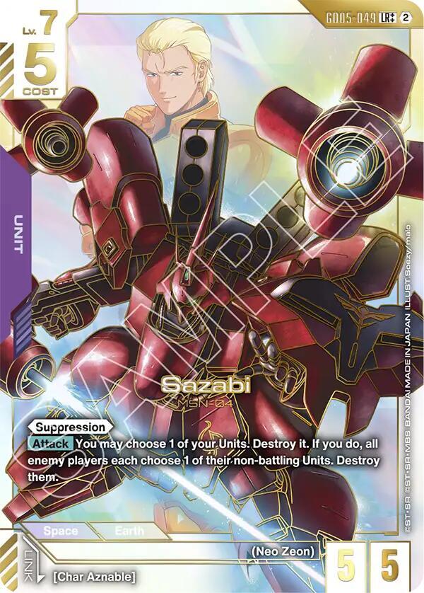 Sazabi - Freedom Ascension LR++ GD05-049