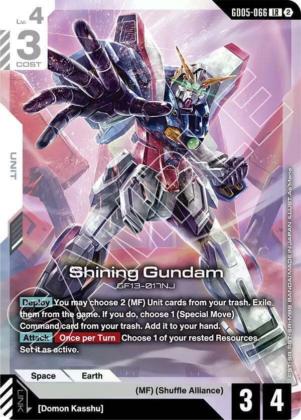 Shining Gundam - Freedom Ascension LR GD05-066