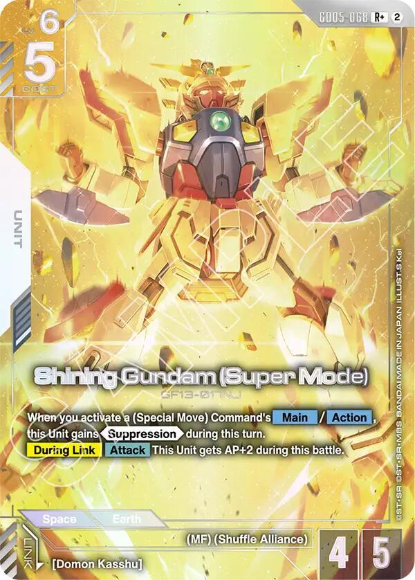 Shining Gundam (Super Mode) - Freedom Ascension R+ GD05-068