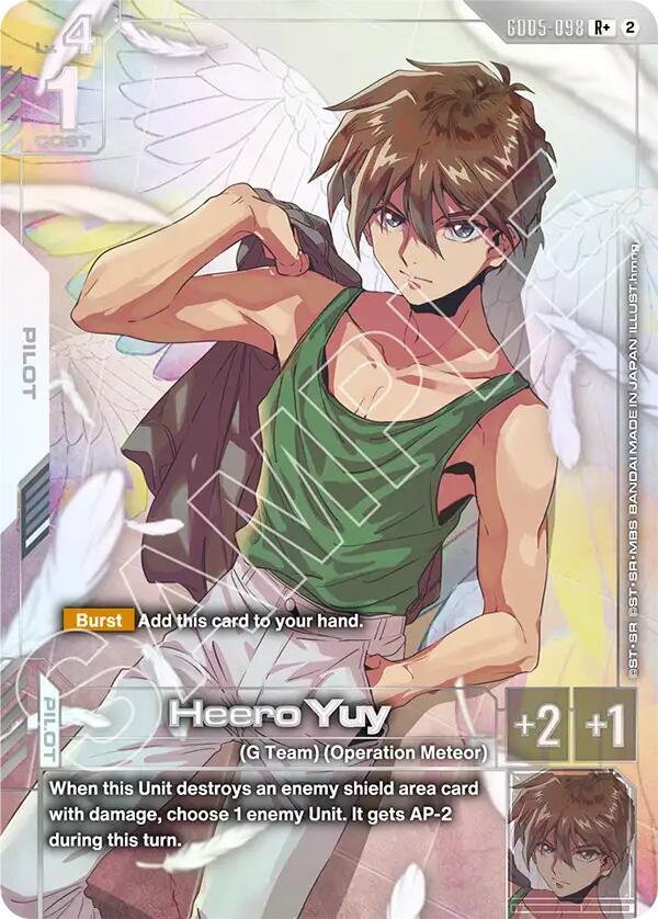 Heero Yuy - Freedom Ascension R+ GD05-098