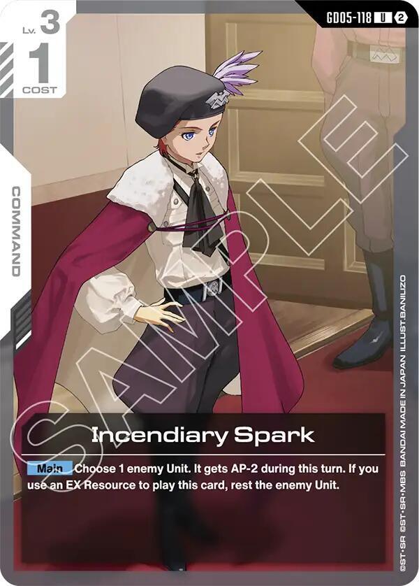 Incendiary Spark - Freedom Ascension UC GD05-118