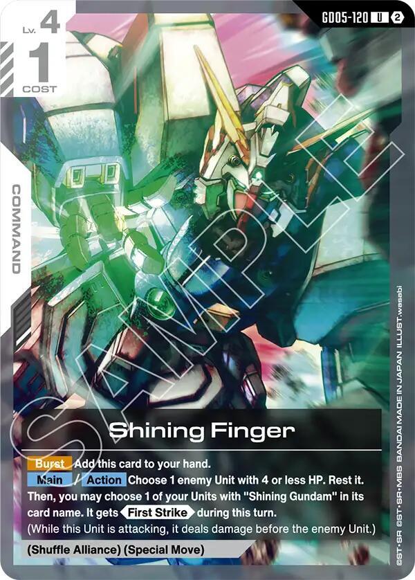 Shining Finger - Freedom Ascension UC GD05-120