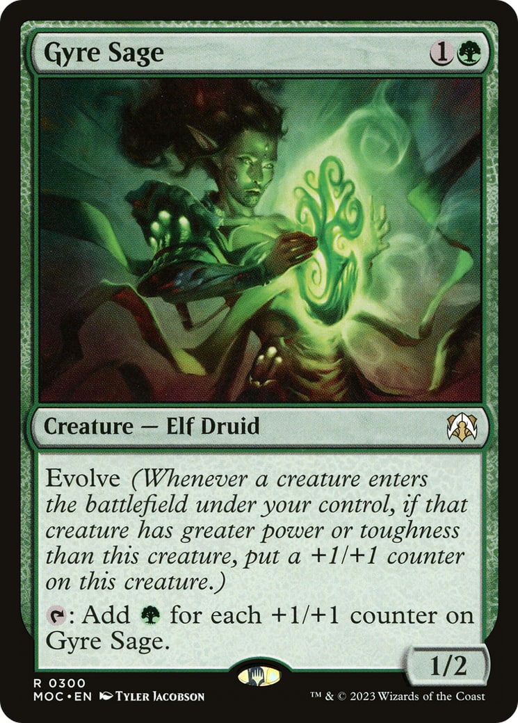 Gyre Sage – Commander: March of the Machine 300 – Magic: The Gathering single card | Lichcards