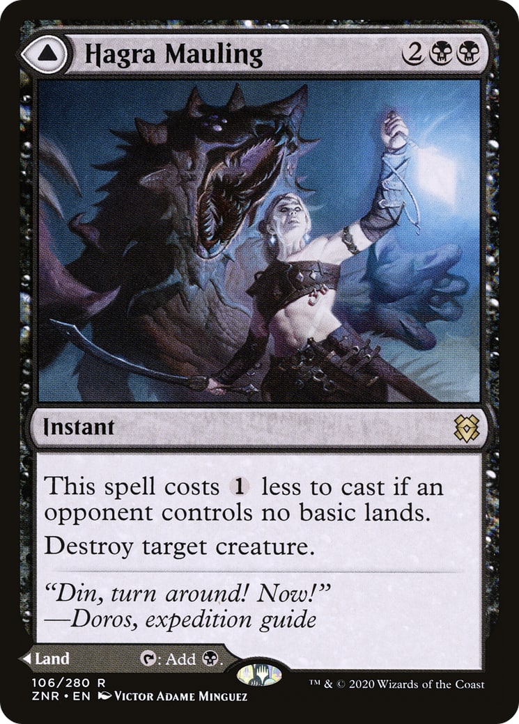 Hagra Mauling // Hagra Broodpit – Zendikar Rising 106 – Magic: The Gathering single card | Lichcards Image principale du produit