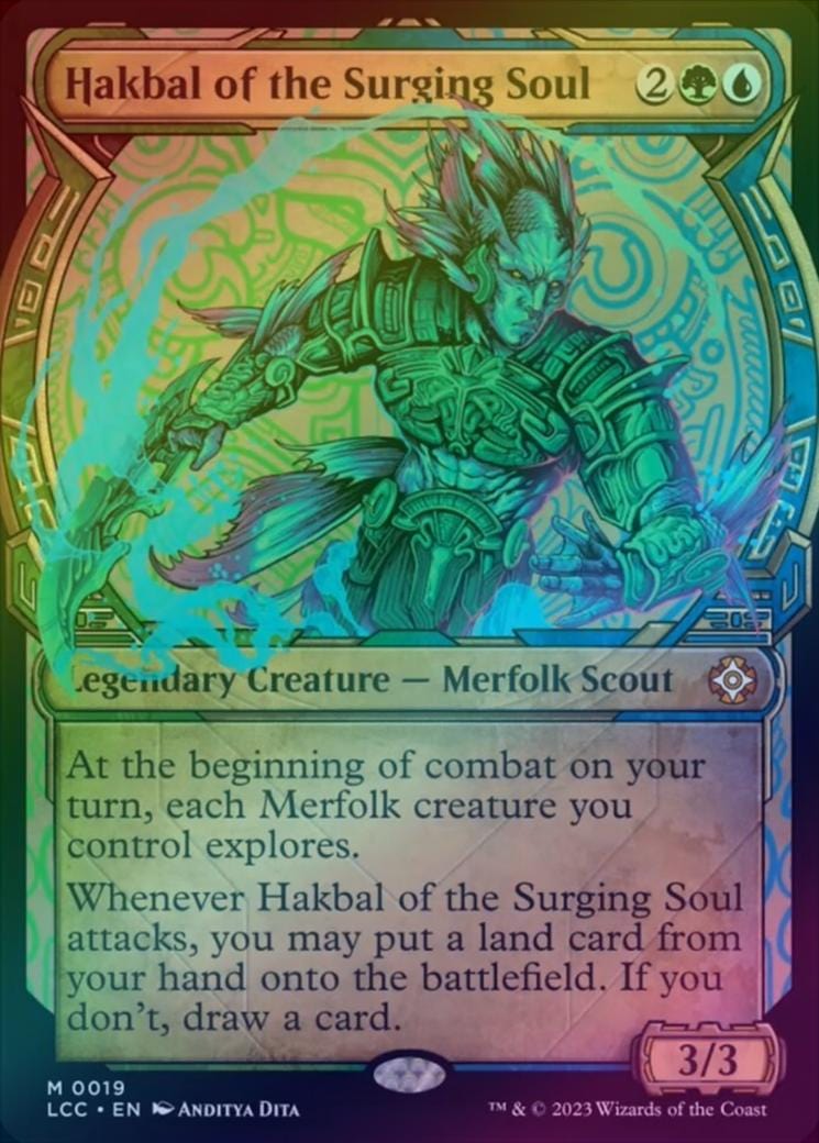 Hakbal of the Surging Soul - Showcase (Foil) (LCC)