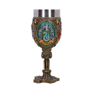 Detail van het Griffoendor- en Zwadderich-wapen op de Four House Goblet - 801269155513