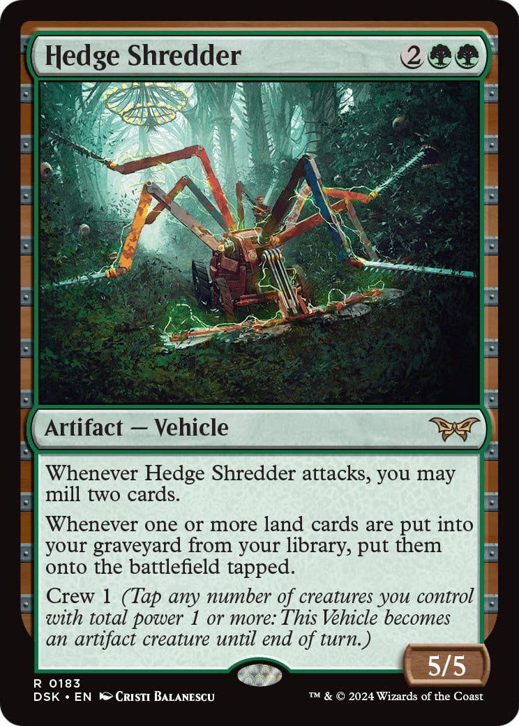 Hedge Shredder – Duskmourn: House of Horror 183 – Magic: The Gathering single card | Lichcards Immagine principale del prodotto