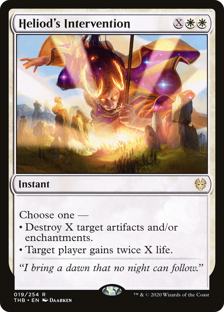 Heliod's Intervention – Theros Beyond Death 19 – Magic: The Gathering single card | Lichcards Hoofdafbeelding