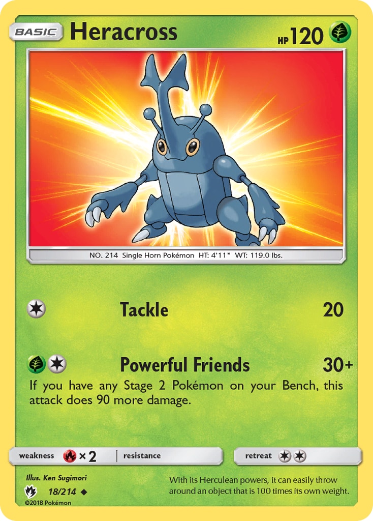 Heracross – Lost Thunder 18 – Pokémon TCG single card | Lichcards Hauptbild