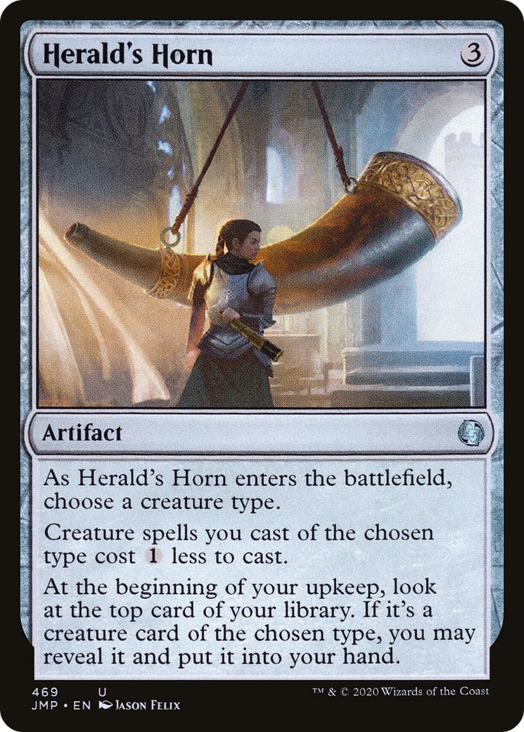 Herald's Horn – Jumpstart 469 – Magic: The Gathering single card | Lichcards Hoofdafbeelding