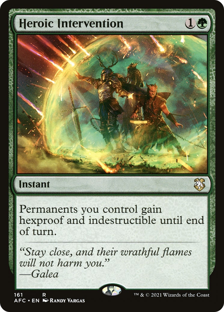 Heroic Intervention – Commander: Adventures in the Forgotten Realms 161 – Magic: The Gathering single card | Lichcards Imagen principal del producto