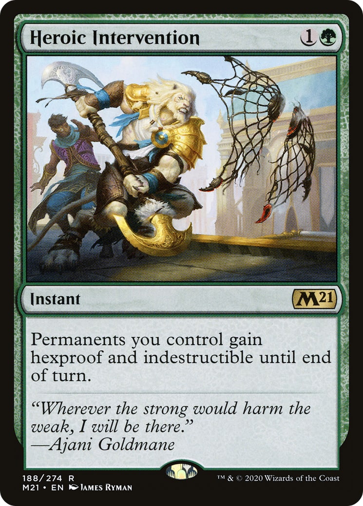 Heroic Intervention – Core 2021 188 – Magic: The Gathering single card | Lichcards Hoofdafbeelding
