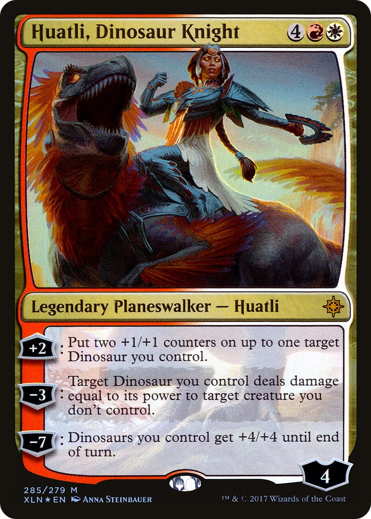 Huatli, Dinosaur Knight – Ixalan 285 – Magic: The Gathering single card | Lichcards Hoofdafbeelding