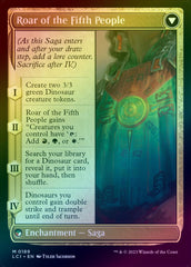 Huatli, Poet of Unity // Roar of the Fifth People (Foil) (LCI)