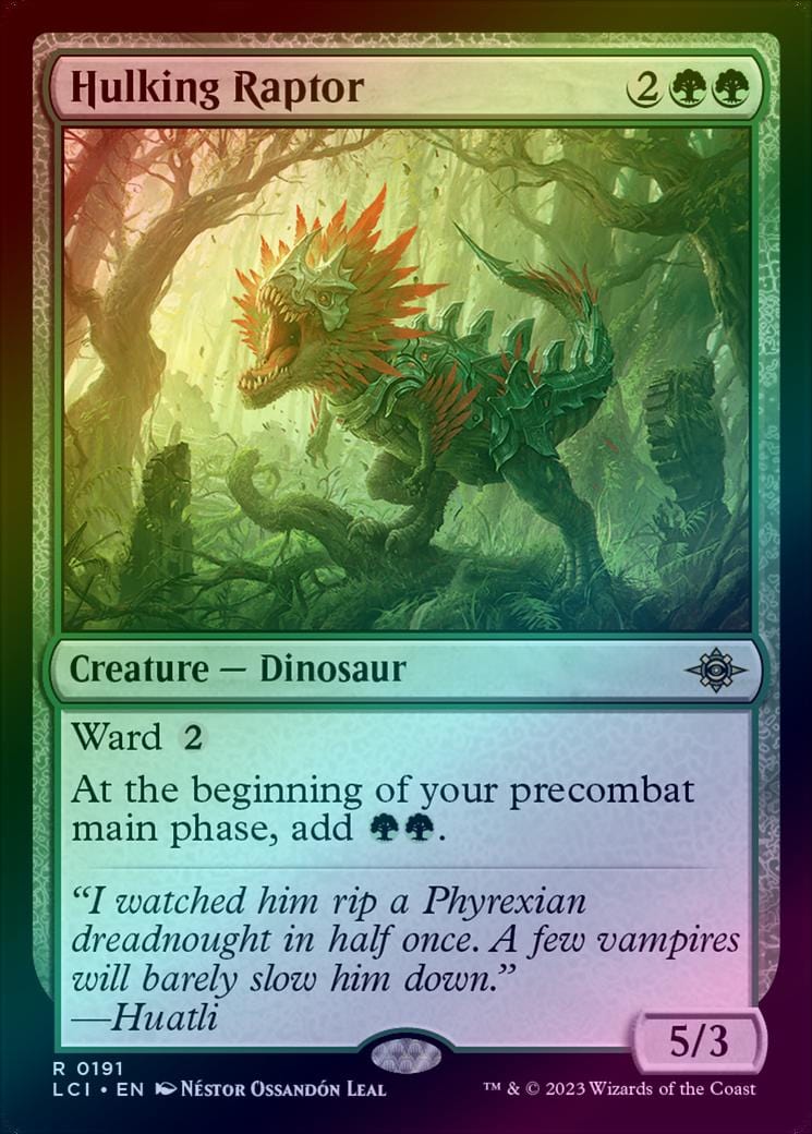 Hulking Raptor (Foil) (LCI)