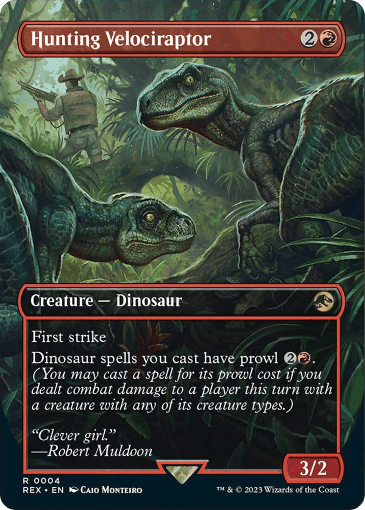 Hunting Velociraptor - Borderless (REX)