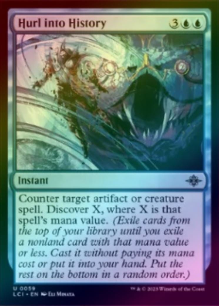 Hurl into History (Foil) (LCI)