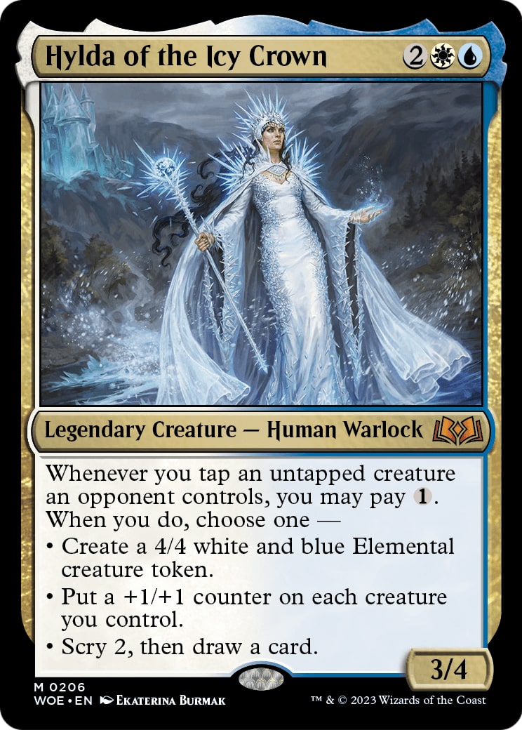 Hylda of the Icy Crown – Wilds of Eldraine 206 – Magic: The Gathering single card | Lichcards Imagen principal del producto