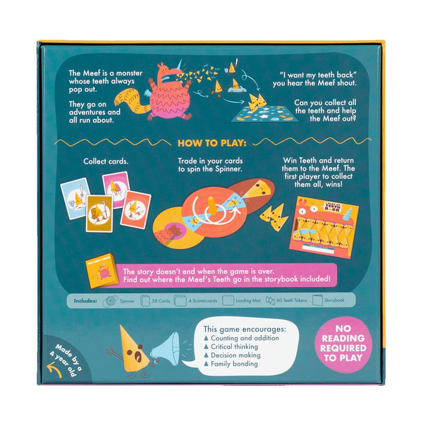 I Want My Teeth Back English box back | Lichcards