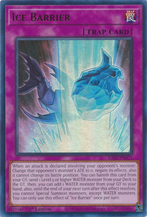 Ice Barrier (UR) - RA01-EN071 - Ultra Rare - 1st Edition