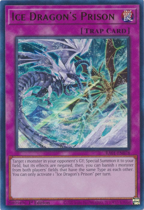 Ice Dragon's Prison (UR) - RA01-EN078 - Ultra Rare - 1st Edition