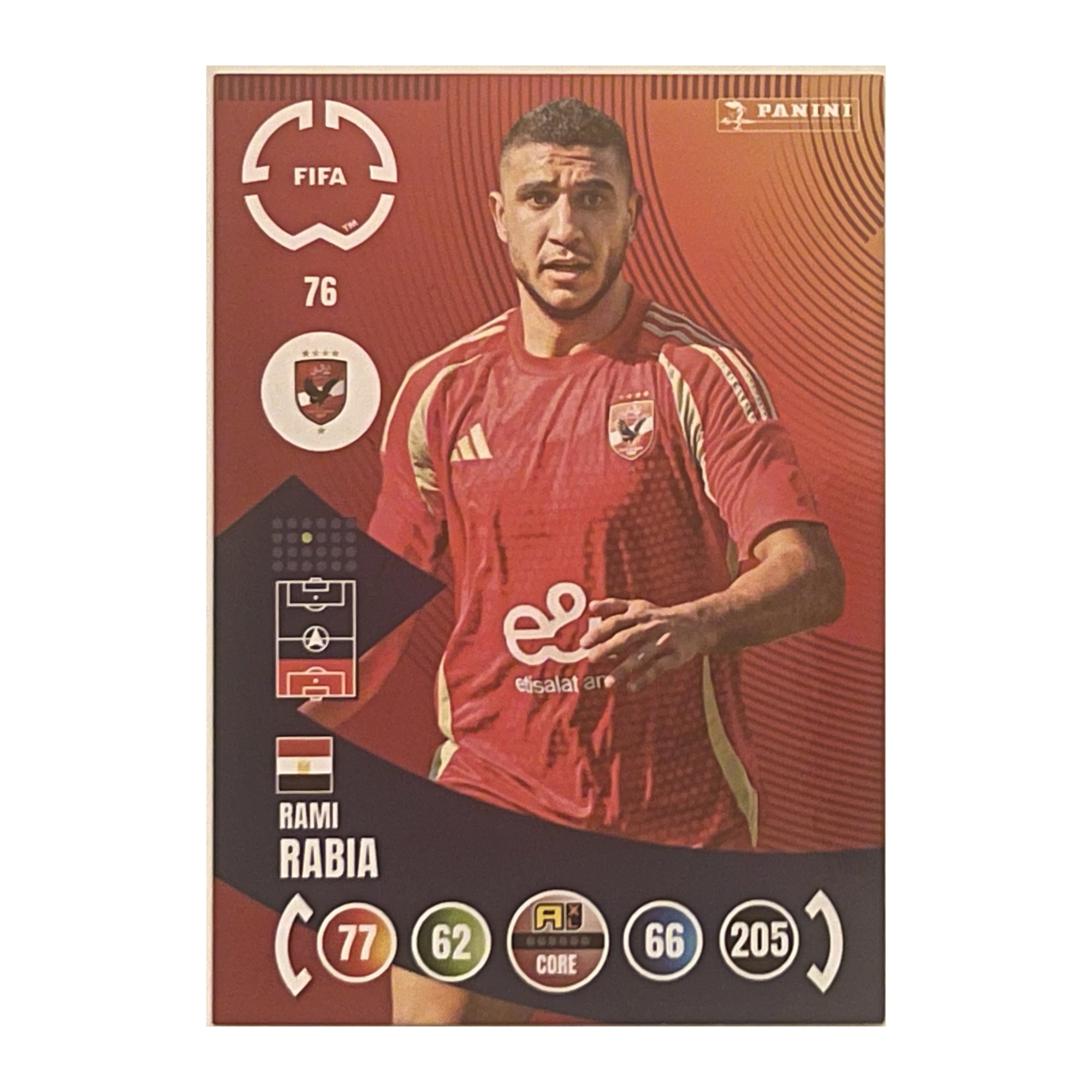Rami Rabia Panini Adrenalyn XL FIFA Club World Cup 2025 Team Mate / Core 76 voorkant