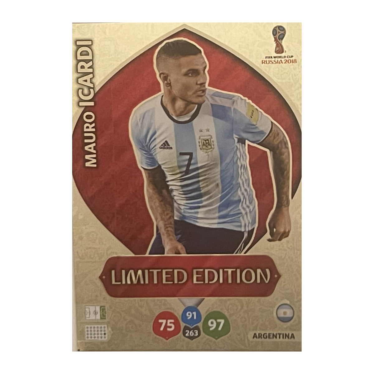 Mauro Icardi Panini Adrenalyn XL FIFA World Cup Russia 2018 Limited Edition NNO voorkant | Lichcards Image principale du produit
