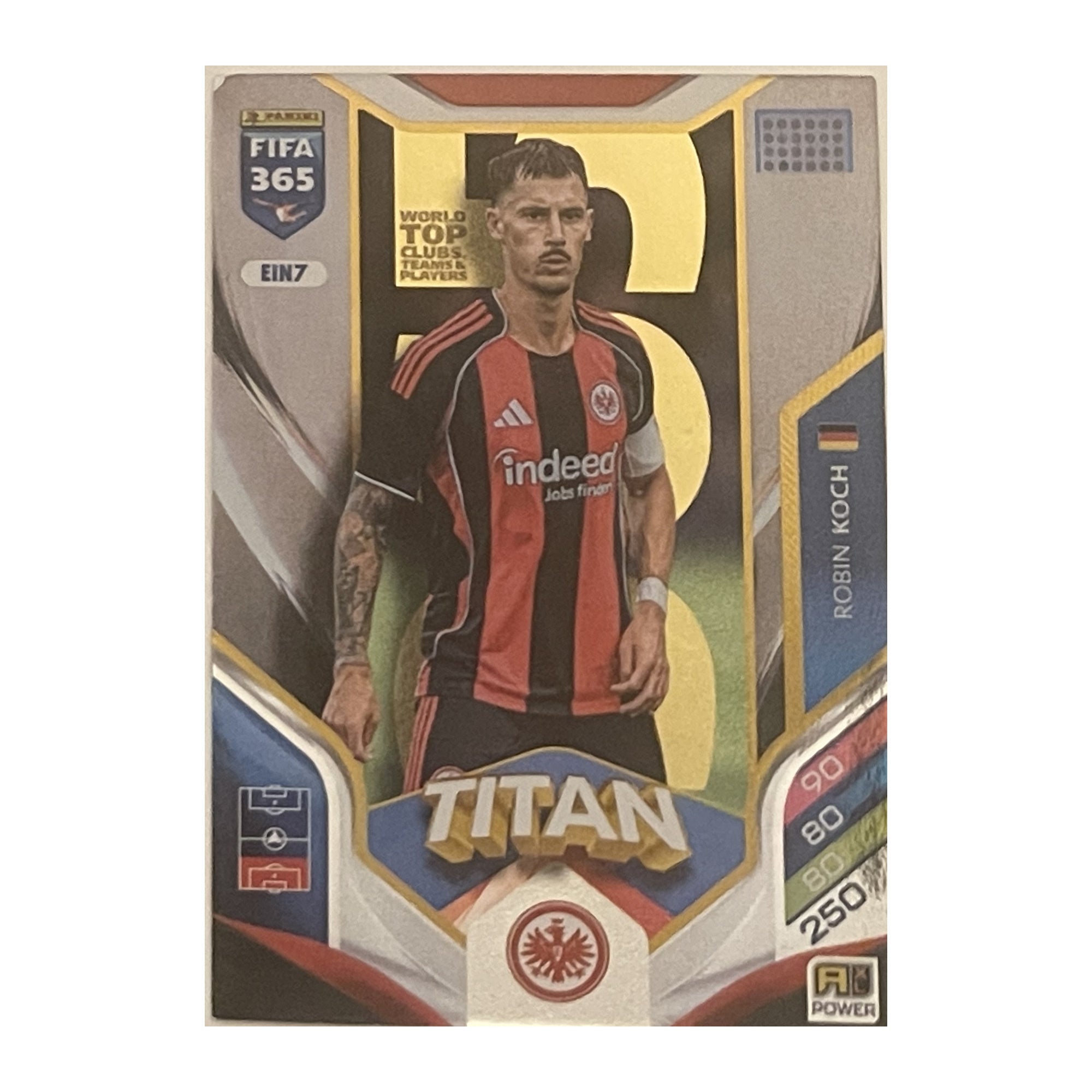 Robin Koch Panini Adrenalyn XL FIFA 365 2026 Titan EIN7 voorkant