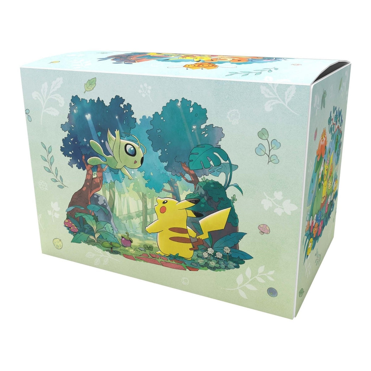 Pokémon Deckbox - Gift of the Forest (Japans, Incandescent Arcana) – de deckbox vanaf de andere zijde bekeken (officiële afbeelding Pokémon Center Japan)