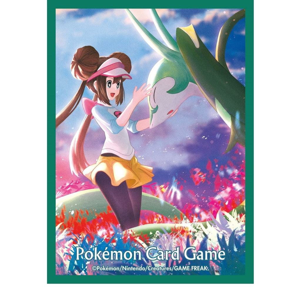 Pokémon Sleeves - Rosa & Serperior (64 stuks, Japans) – het volledige ontwerp van de sleeve (officiële afbeelding Pokémon Center Japan)