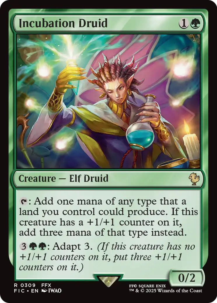 Incubation Druid – Commander: FINAL FANTASY 309 – Magic: The Gathering single card | Lichcards