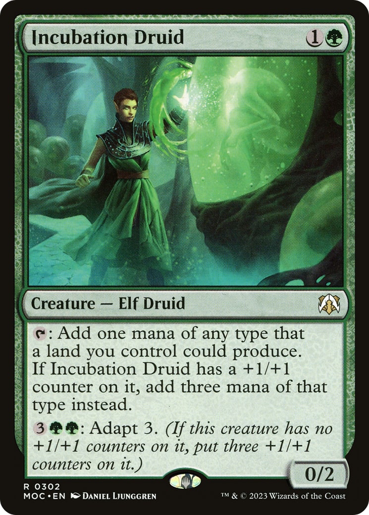 Incubation Druid – Commander: March of the Machine 302 – Magic: The Gathering single card | Lichcards