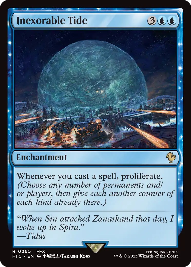Inexorable Tide – Commander: FINAL FANTASY 265 – Magic: The Gathering single card | Lichcards Main image