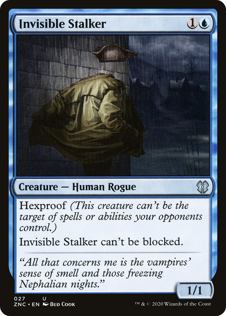 Invisible Stalker – Commander: Zendikar Rising 27 – Magic: The Gathering single card | Lichcards Immagine principale del prodotto