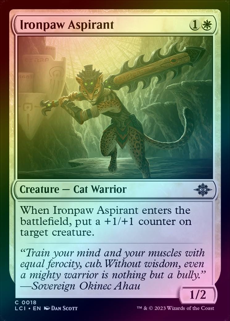 Ironpaw Aspirant (Foil) (LCI)