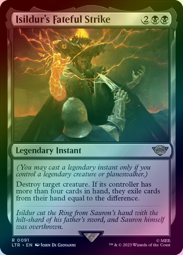 Isildur's Fateful Strike (Foil) (LTR)