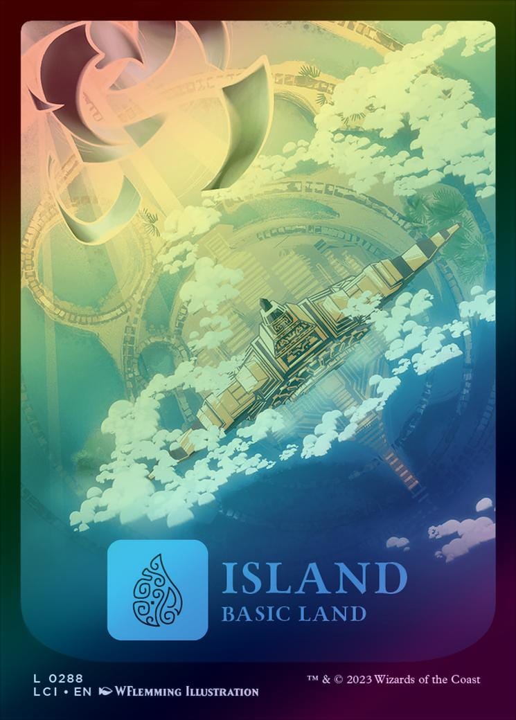 Island - Core Full Art (288) (Foil) (LCI)