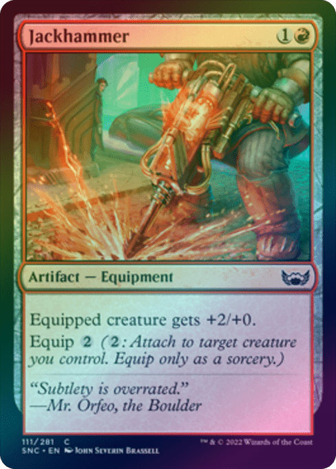 Jackhammer (Foil) (SNC)