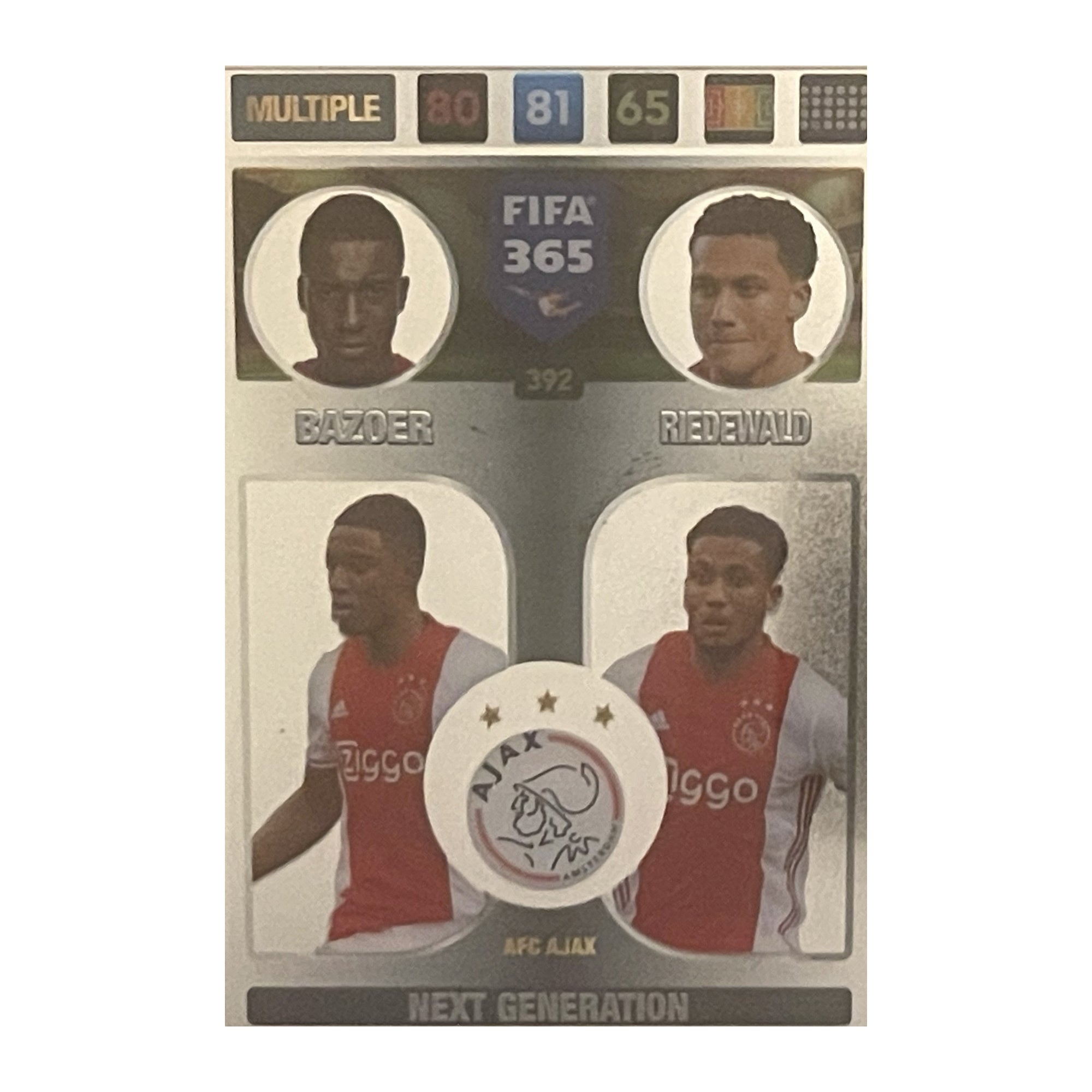 Jairo Riedewald - Panini Adrenalyn XL FIFA 365 2017 (Next Generation) [392] - voetbalkaart voorkant