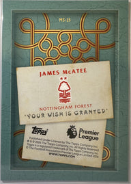 James McAtee - 2025-26 Topps Merlin Premier League (Merlin Speaks) [MS-15] - achterkant | Lichcards